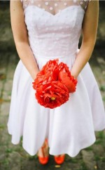 Vintage Vintage Country Tea Länge Brautkleid Der Alten Dame 50s Art GBWD124