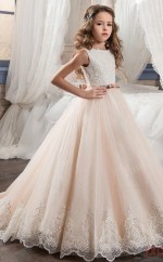 Prinzessin ärmelloses Kinder Ballkleid Für Mädchen CH0113