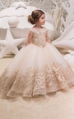 Mädchen Bodenlangen Partykleid Stralia Kinder Abendkleid Chk052