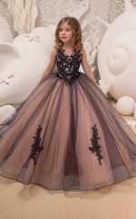 Mädchen Bodenlangen Partykleid Stralia Kinder Abendkleid Chk054