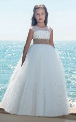 Mädchen Bodenlangen Partykleid Stralia Kinder Festzug Kleider Chk070