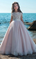 Mädchen Bodenlangen Partykleid Stralia Kinder Abendkleid Chk078