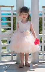 Mädchen Knielanges Partykleid Stralia Kinder Abendkleid Chk102