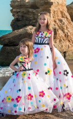 Mädchen Bodenlangen Partykleid Stralia Kinder Abendkleid Chk103