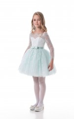 Mädchen Kurze Mini-partykleid Stralia Kinder Weihnachtskleid Chk121