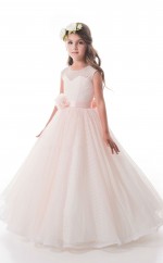 Mädchen Bodenlangen Partykleid Stralia Kinder Weihnachtskleid Chk126