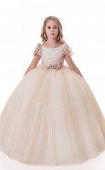 Mädchen Bodenlangen Partykleid Stralia Kinder Weihnachtskleid Chk127