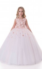Mädchen Bodenlangen Partykleid Stralia Kinder Weihnachtskleid Chk128