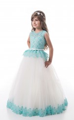 Mädchen Bodenlangen Partykleid Stralia Kinder Abendkleid Chk130