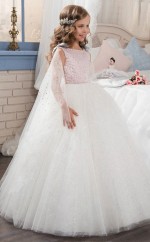 Blumenmädchenkleid für Kinder zur Hochzeit und Tanzparty GCHK203