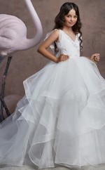 Blumenmädchenkleid für Kinder zur Hochzeit und Tanzparty GCHK205