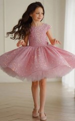 Blumenmädchenkleid für Kinder zur Hochzeit und Tanzparty GCHK206