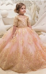 Blumenmädchenkleid für Kinder zur Hochzeit und Tanzparty GCHK207