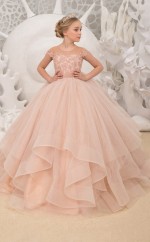 Blumenmädchenkleid für Kinder zur Hochzeit und Tanzparty GCHK226