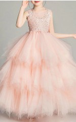 Prinzessinkleid Kinder Abendkleider Partykleid 2-12 Jahre GCHK239