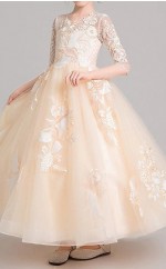 Prinzessinkleid Kinder Abendkleider Partykleid 2-12 Jahre GCHK245