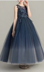 Prinzessinkleid Kinder Abendkleider Partykleid 2-12 Jahre GCHK249