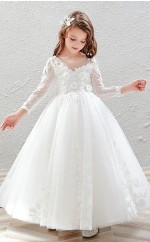 Prinzessinkleid Kinder Abendkleider Partykleid 2-12 Jahre GCHK250
