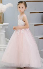 Rosa Kinder-Abendkleid GJFGD084