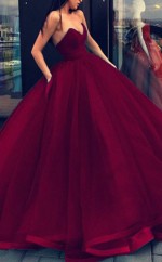 Ballkleid Schatz Organza Bodenlanges Kleid JTC16433