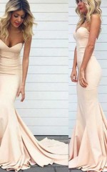 Meerjungfrau Stretch Crêpe Schatz Zug Mit Rüschen Kleid JTCv5153