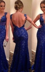 Meerjungfrau Spitze V-ausschnitt Zug Mit Applikation Kleid JTCvbn3033