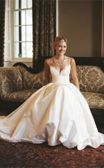 A-linie ärmelloses Hochzeitskleid Mit Spaghettiträgern Aus Spitze Twa0492