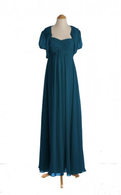 Eine Linie/Prinzessin Chiffon Long Schatz Brautjungfernkleid (GBSD058)