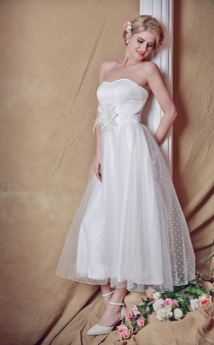 Schatz Polka Dots Vintage 50s Hochzeitskleid GBWD290