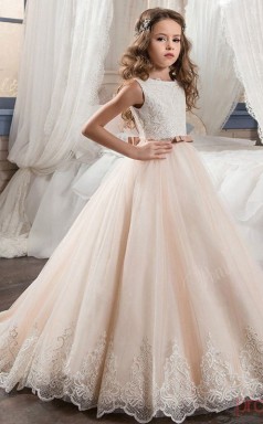 Prinzessin ärmelloses Kinder Ballkleid Für Mädchen CH0113