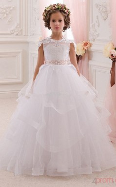 Schöne Prinzessin ärmellose Kinder Blumenmädchen Kleid Für Mädchen CH0125