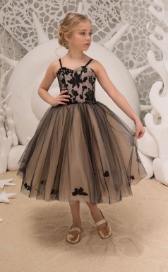 Mädchen Tee Länge Partykleid Stralia Kinder Festzug Kleider Chk059