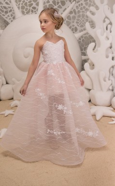 Mädchen Bodenlangen Partykleid Stralia Kinder Festzug Kleider Chk060