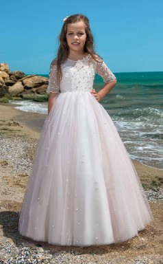 Mädchen Bodenlangen Partykleid Stralia Kinder Festzug Kleider Chk062