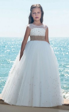 Mädchen Bodenlangen Partykleid Stralia Kinder Festzug Kleider Chk070