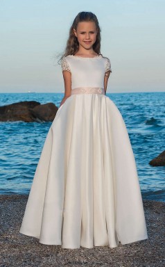 Mädchen Bodenlangen Partykleid Stralia Kinder Festzug Kleider Chk074