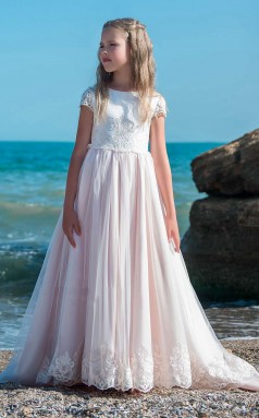 Mädchen Bodenlangen Partykleid Stralia Kinder Abendkleid Chk079