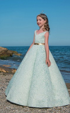 Mädchen Bodenlanges Partykleid Stralia Kinder Gelegenheitskleid Chk095