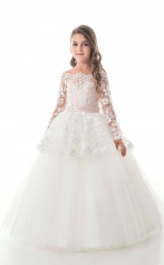 Mädchen Bodenlangen Partykleid Stralia Kinder Abendkleid Chk120