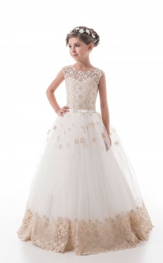 Mädchen Bodenlangen Partykleid Stralia Kinder Weihnachtskleid Chk125