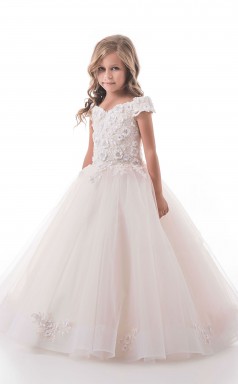 Mädchen Bodenlangen Partykleid Stralia Kinder Weihnachtskleid Chk129