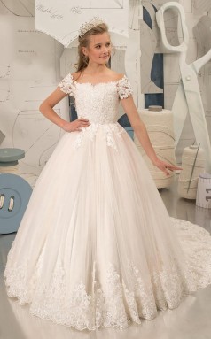 Blumenmädchenkleid für Kinder zur Hochzeit und Tanzparty GCHK221