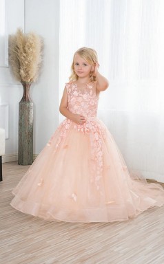 Prinzessinkleid Kinder Abendkleider Partykleid 2-12 Jahre GCHK235