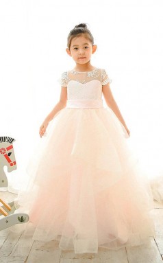 Prinzessinkleid Kinder Abendkleider Partykleid 2-12 Jahre GCHK242