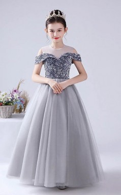 Prinzessinkleid Kinder Abendkleider Partykleid 2-12 Jahre GCHK243