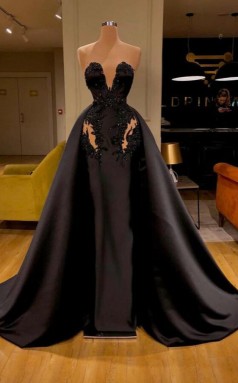 Schwarze Schatz Lange Abendkleider REALS158