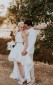 Neckholder Zweiteiliges Brautkleid Mit Spitze Hi-lo Rock Im Freien Hochzeit GBWD159