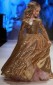 Juwel Langarm Gold Kinder Ballkleider Chk003