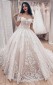 Schulterfrei Spitzenapplikationen Ballkleid Brautkleid Twa0272